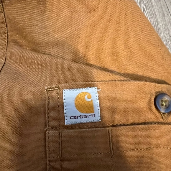 Carhartt Relaxed Fit Button Down Shirt Men's Large Workwear Long Sleeve - Picture 5 of 7